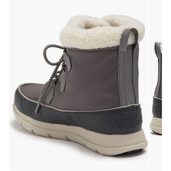 SOREL NWT Explorer Carnival with Faux Fur Collar - Picture 3 of 12